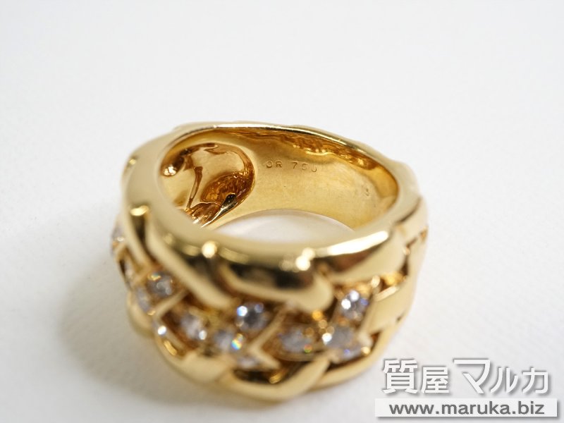 K18 ダイヤモンドリングの買取・質預かり｜大阪の質屋マルカ