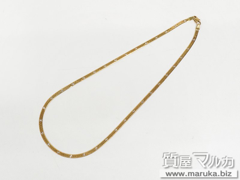 K18 オメガネックレス 12.4gの買取・質預かり｜大阪の質屋マルカ