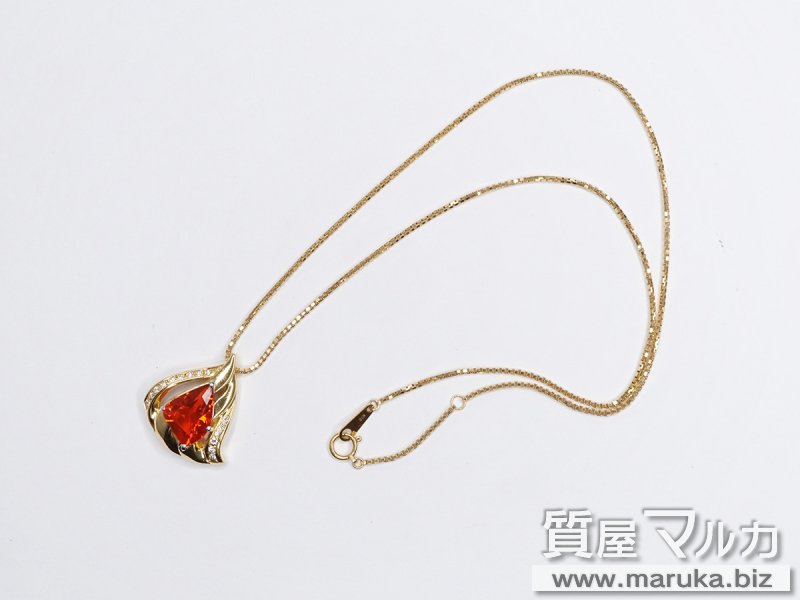 K18 コモンオパール ネックレスの買取・質預かり|大阪の質屋マルカ