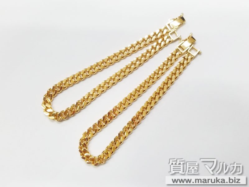 K18 二面喜平ブレスレット 2本セットの買取・質預かり|大阪の質屋マルカ