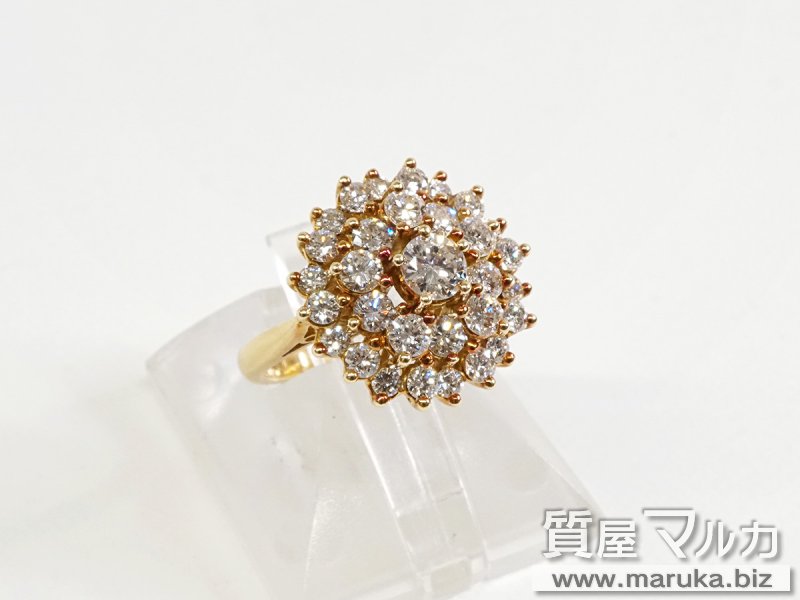 アスプレイ 750YG ダイヤモンドリングの買取・質預かり｜大阪の質屋マルカ