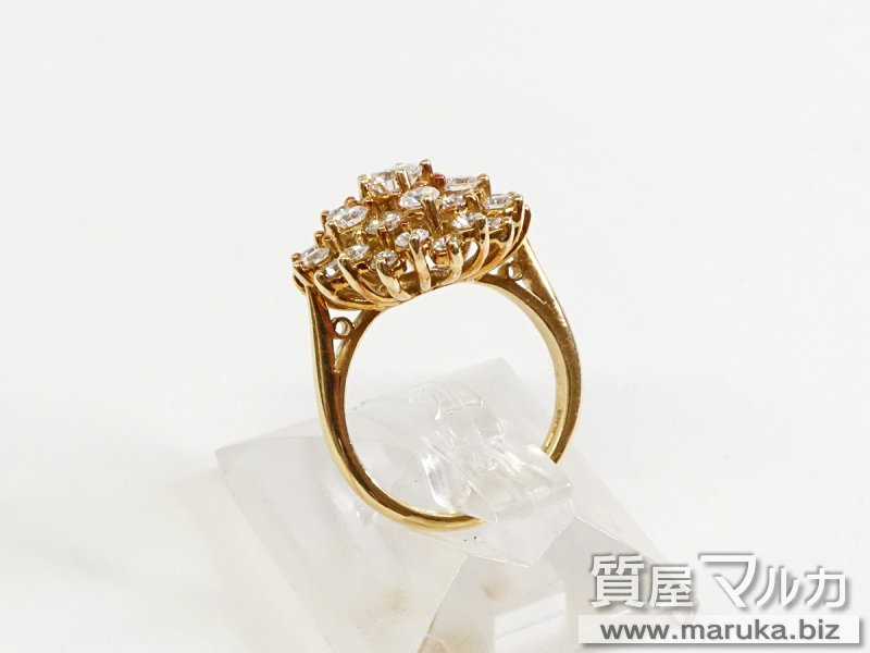 アスプレイ 750YG ダイヤモンドリングの買取・質預かり｜大阪の質屋マルカ