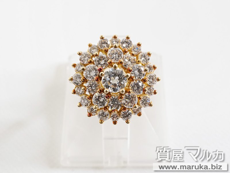 アスプレイ 750YG ダイヤモンドリングの買取・質預かり｜大阪の質屋マルカ