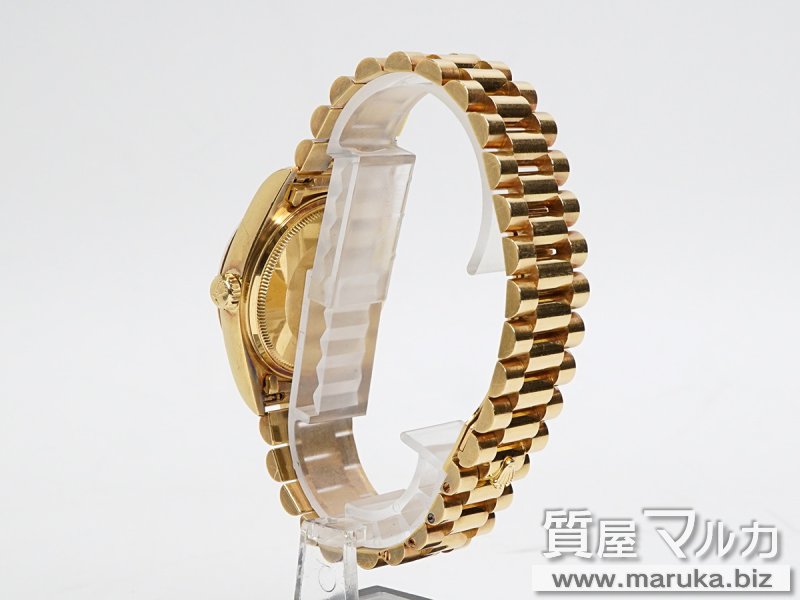 ロレックス デイデイト ダイヤ入 18038Aの買取・質預かり｜大阪の質屋マルカ