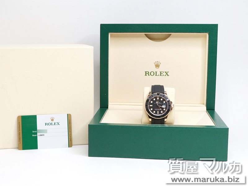ロレックス ヨットマスター 126655の買取・質預かり｜大阪の質屋マルカ