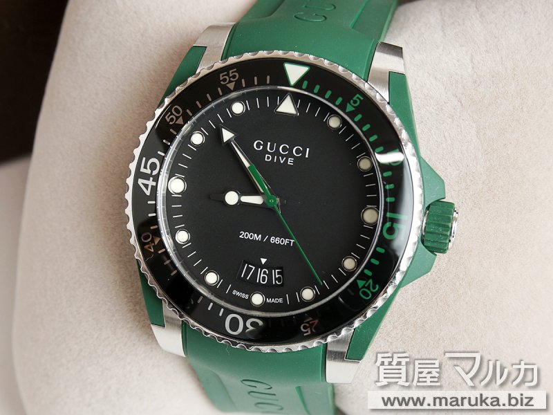 グッチ ダイブ 136.3 Qzの買取・質預かり｜大阪の質屋マルカ
