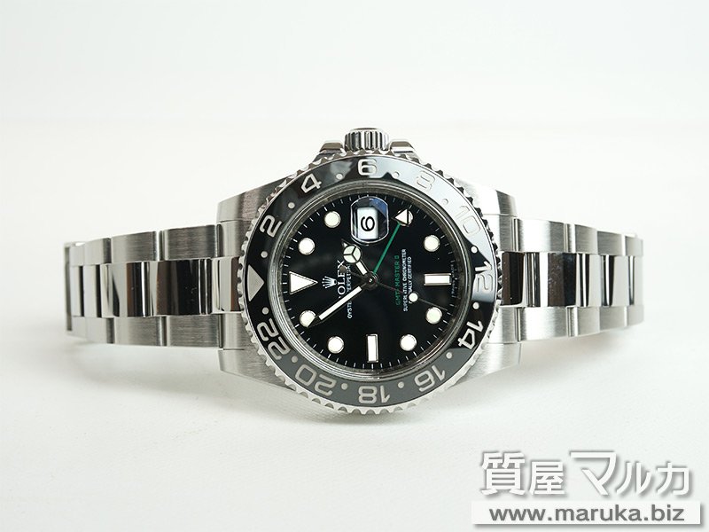 ロレックス GMTマスターII 116710LN 箱保付の買取・質預かり｜大阪の質屋マルカ