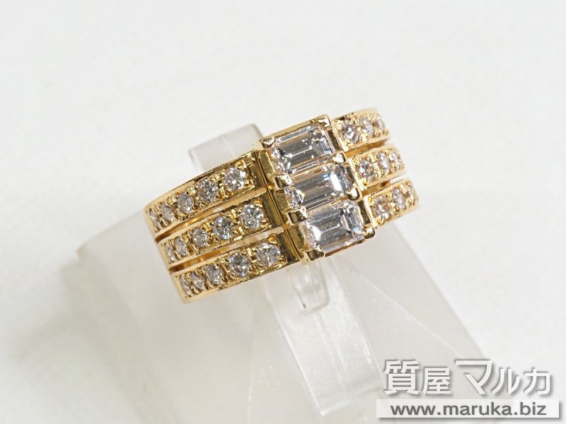 K18 ダイヤモンド 1.36ct ファッションリングの買取・質預かり|大阪の質屋マルカ