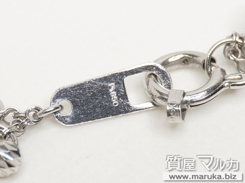 Pt850 ミラーボール ネックレス 25.2gの買取・質預かり｜大阪の質屋マルカ