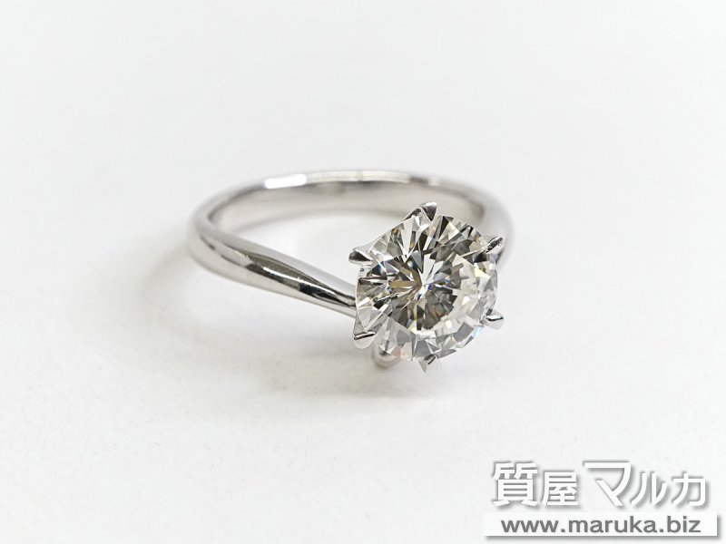 Pt900 ダイヤモンド 2.28ct 立爪リングの買取・質預かり｜大阪の質屋マルカ