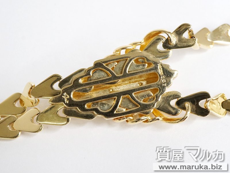 ジュネ 750YG ダイヤモンド ネックレスの買取・質預かり｜大阪の質屋マルカ