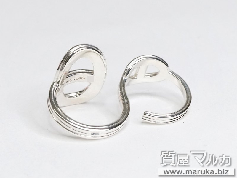 エルメス シェーヌダンクル SV925 ダブルリングの買取・質預かり｜大阪の質屋マルカ