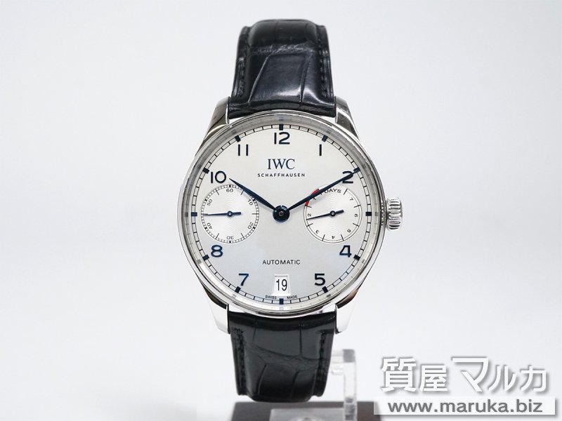 IWC ポルトギーゼ 7days IW500705の買取・質預かり|大阪の質屋マルカ
