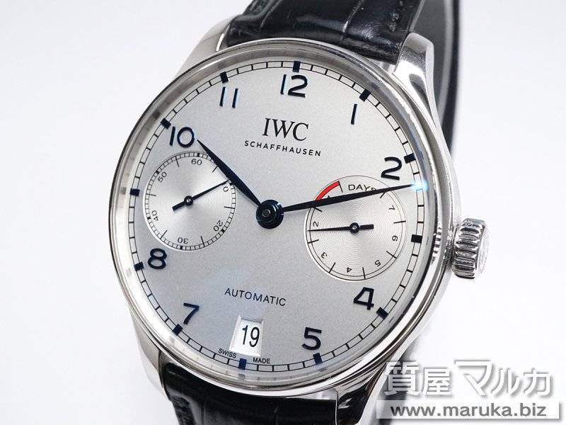 IWC ポルトギーゼ 7days IW500705の買取・質預かり|大阪の質屋マルカ
