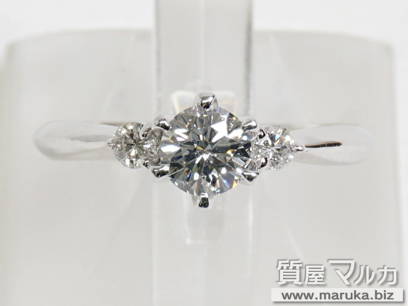 Pt900 高品質ダイヤモンド 0.4ct 立爪リングの買取・質預かり｜大阪の質屋マルカ