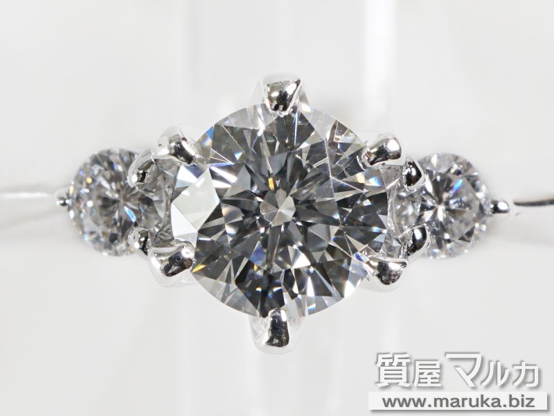 Pt900 高品質ダイヤモンド 0.4ct 立爪リングの買取・質預かり｜大阪の質屋マルカ