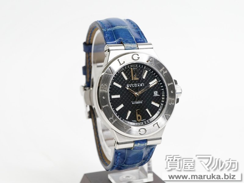 ブルガリ ディアゴノ SS+革ベルト DG40Sの買取・質預かり｜大阪の質屋マルカ