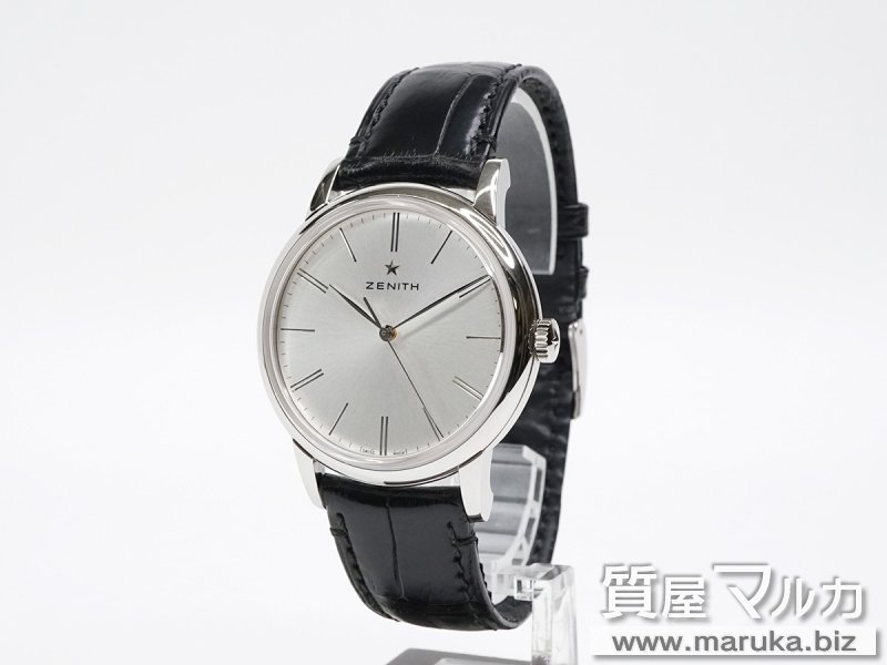ゼニス クラシック SS+革ベルト 03.2290.679の買取・質預かり|大阪の質屋マルカ