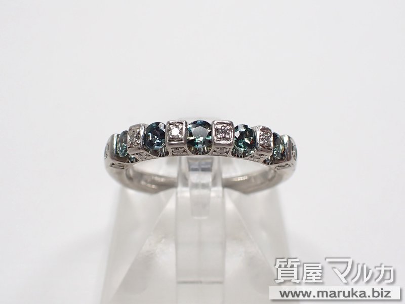 Pt900 アレキサンドライト リングの買取・質預かり|大阪の質屋マルカ