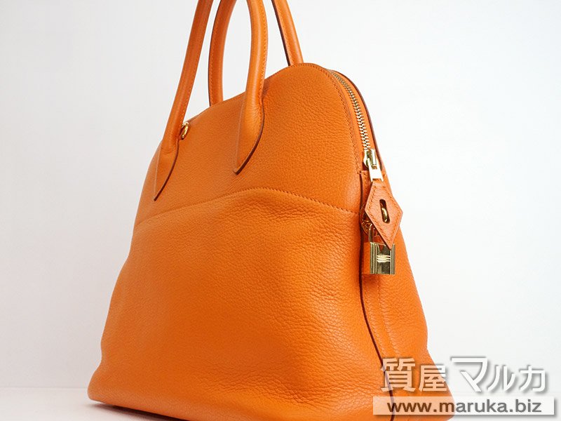 エルメス ボリード35 トリヨンクレマンス オレンジの買取・質預かり|大阪の質屋マルカ