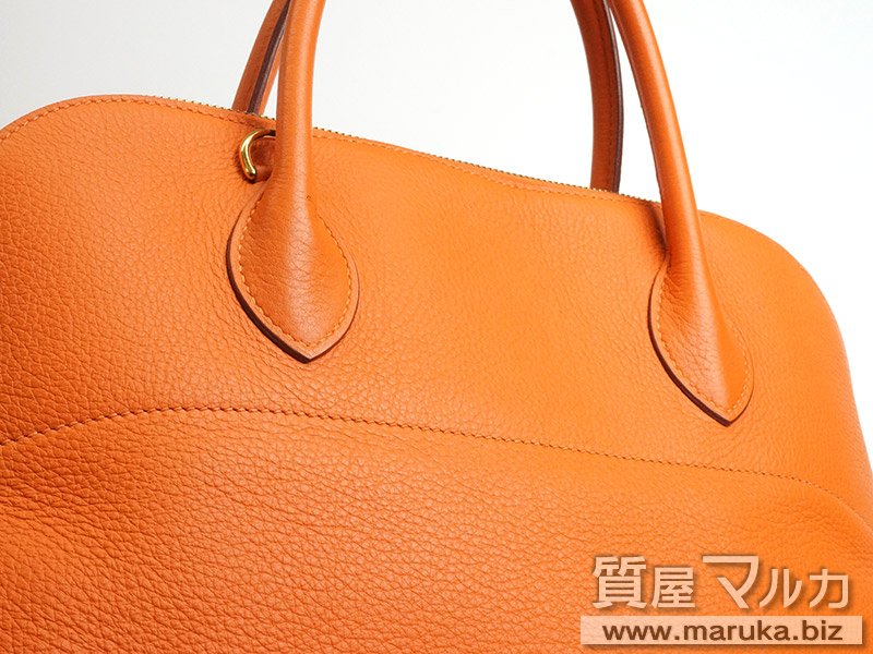 エルメス ボリード35 トリヨンクレマンス オレンジの買取・質預かり|大阪の質屋マルカ