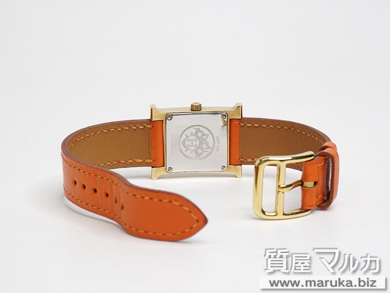 エルメス Hウォッチ SS/革ベルト クォーツ HH1.210の買取・質預かり|大阪の質屋マルカ