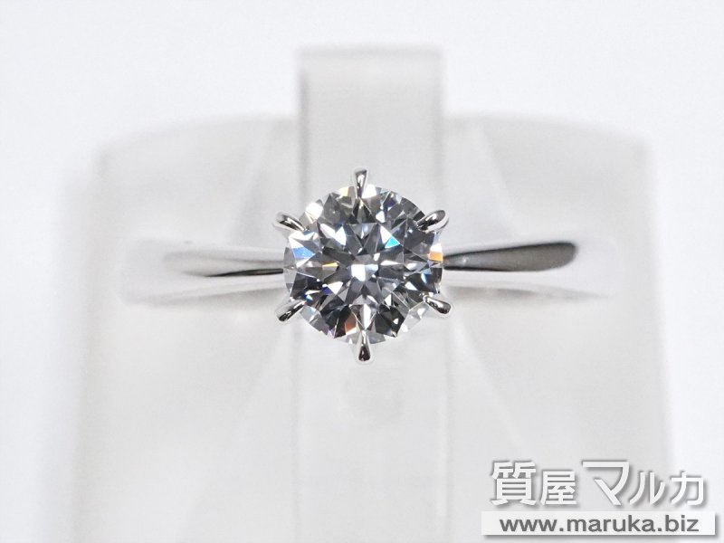 Pt900 タサキ ダイヤモンド0.52ct 立爪リングの買取・質預かり|大阪の質屋マルカ
