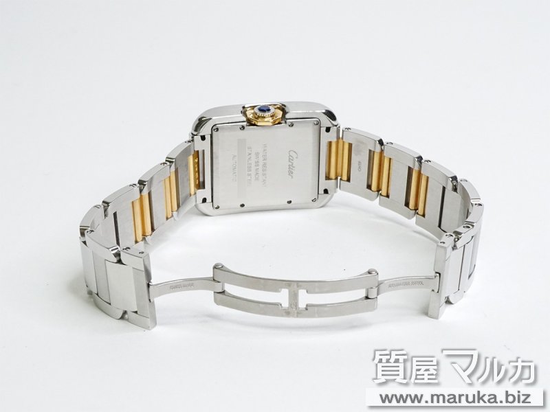カルティエ タンクアングレーズLM SS/PG Qz W5310037の買取・質預かり｜大阪の質屋マルカ