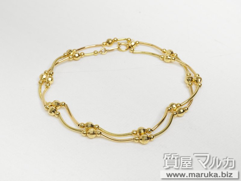 K18 マグネット入 ブレスレットの買取・質預かり|大阪の質屋マルカ