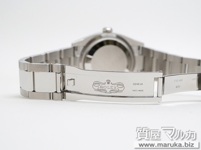 ロレックス デイトジャスト36 126200 ブルー文字盤の買取・質預かり｜大阪の質屋マルカ