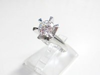 プラチナ ダイヤモンド 2.00ct 立爪リング