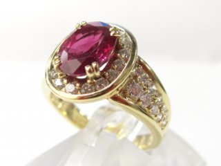 K18 ルビーリング｜千里中央の買取・質預かり｜質屋マルカ