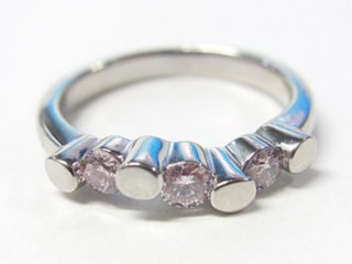 Pt ピンクダイヤリング｜豊中市の買取・質預かり｜質屋マルカ