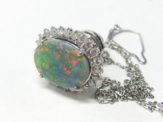 Pt ブラックオパール タイピン｜尼崎市の買取・質預かり｜質屋マルカ