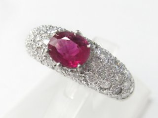 ルビー Ptリング｜江坂の買取・質預かり｜質屋マルカ