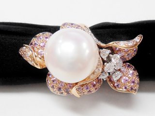 フラワーモチーフリング｜箕面市の買取・質預かり｜質屋マルカ