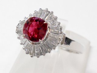 Pt ルビー 1.75ct リング｜千里中央の買取・質預かり｜質屋マルカ