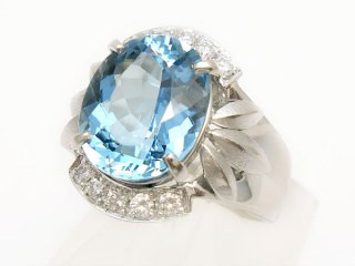 アクアマリン8ct リングの買取・質|質屋マルカ アクアマリン8ct リングの買取・質|質屋マルカ