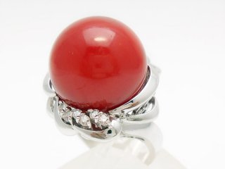 Pt 珊瑚 リング｜豊中市の買取・質預かり｜質屋マルカ