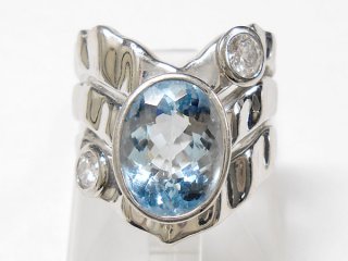 アクアマリン8ct リングの買取・質|質屋マルカ アクアマリン8ct リングの買取・質|質屋マルカ