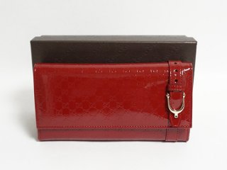 グッチ  エナメル GG柄長財布｜豊中市の買取・質預かり｜質屋マルカ