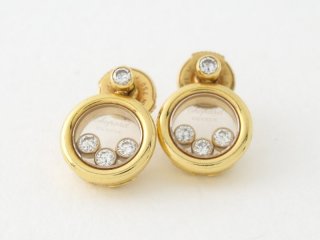 ショパール  ハッピーダイヤモンド ピアス｜芦屋の買取・質預かり｜質屋マルカ