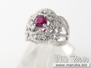 Pt900 ルビー ダイヤモンドリング｜吹田市の買取・質預かり｜質屋マルカ