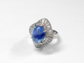 Pt900 スターサファイヤ リング｜芦屋の買取・質預かり｜質屋マルカ