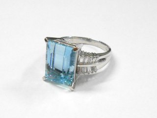 アクアマリン8ct リング｜西宮市・神戸市の買取・質預かり｜質屋マルカ