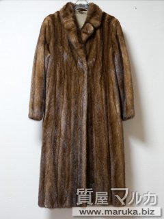 毛皮 まだら縞ミンク ロングコート｜千里中央の買取・質預かり｜質屋マルカ