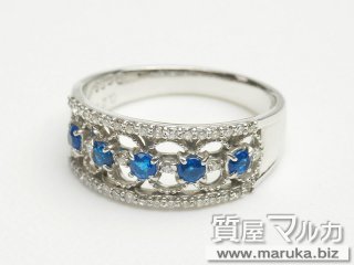 Pt900 アウイナイト デザインリング｜池田市の買取・質預かり｜質屋マルカ