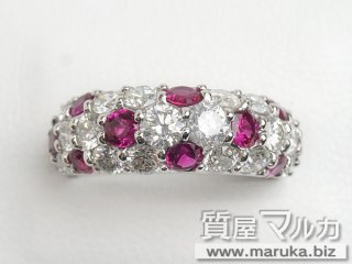 ダイヤモンド ルビー パヴェリング｜宝塚市の買取・質預かり｜質屋マルカ