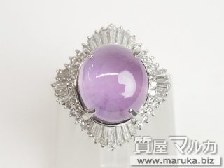 パープルスターサファイヤ 15ct ダイヤ巻リング｜宝塚市の買取・質預かり｜質屋マルカ