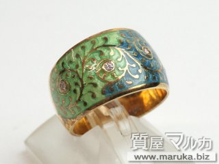 ミキモト  オットークライン エナメルリング｜大阪市の買取・質預かり｜質屋マルカ